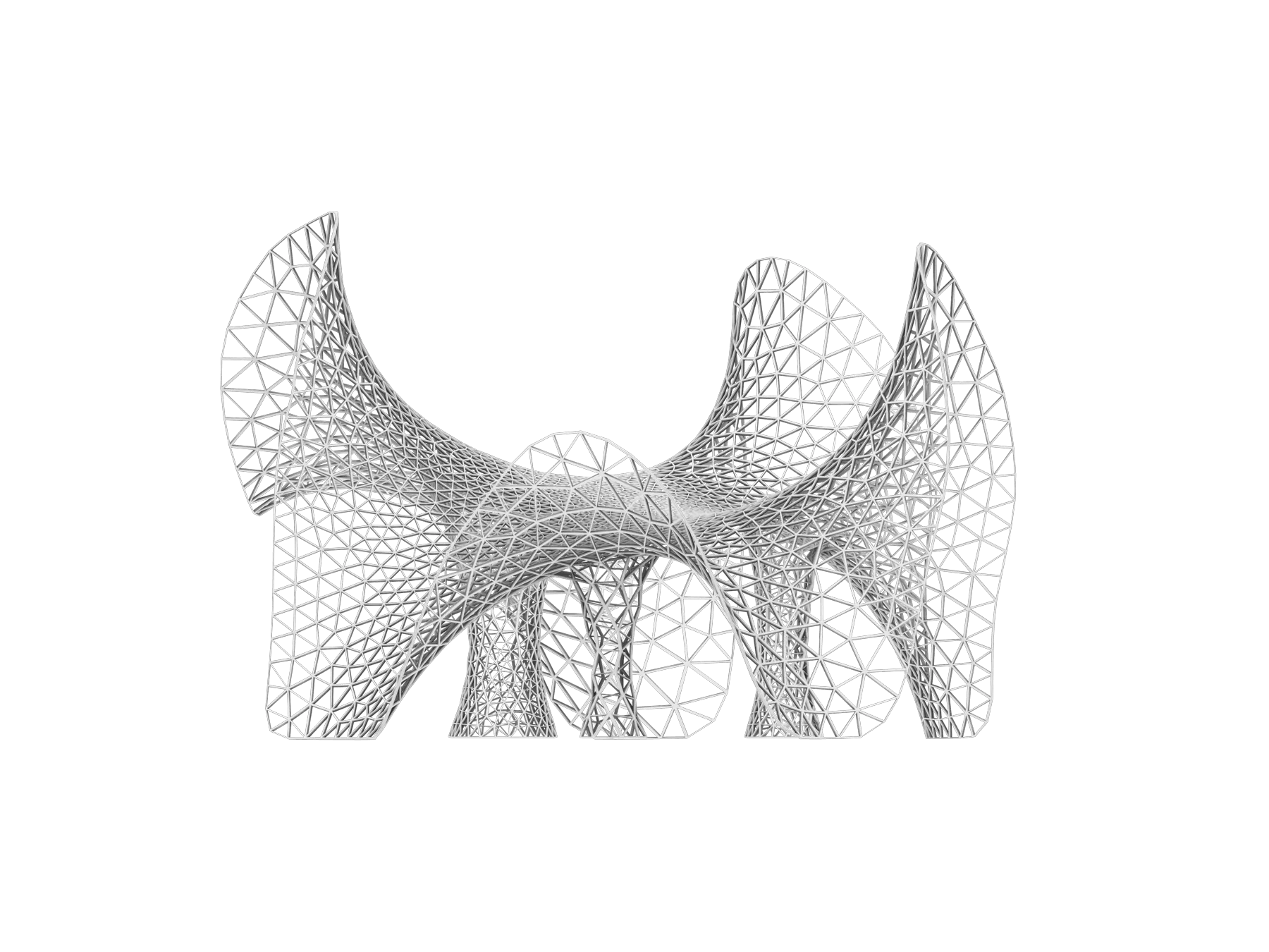 冠序：算法织造项目画面 5 / Crown Sequence: Algorithmic Weaving, project view 5