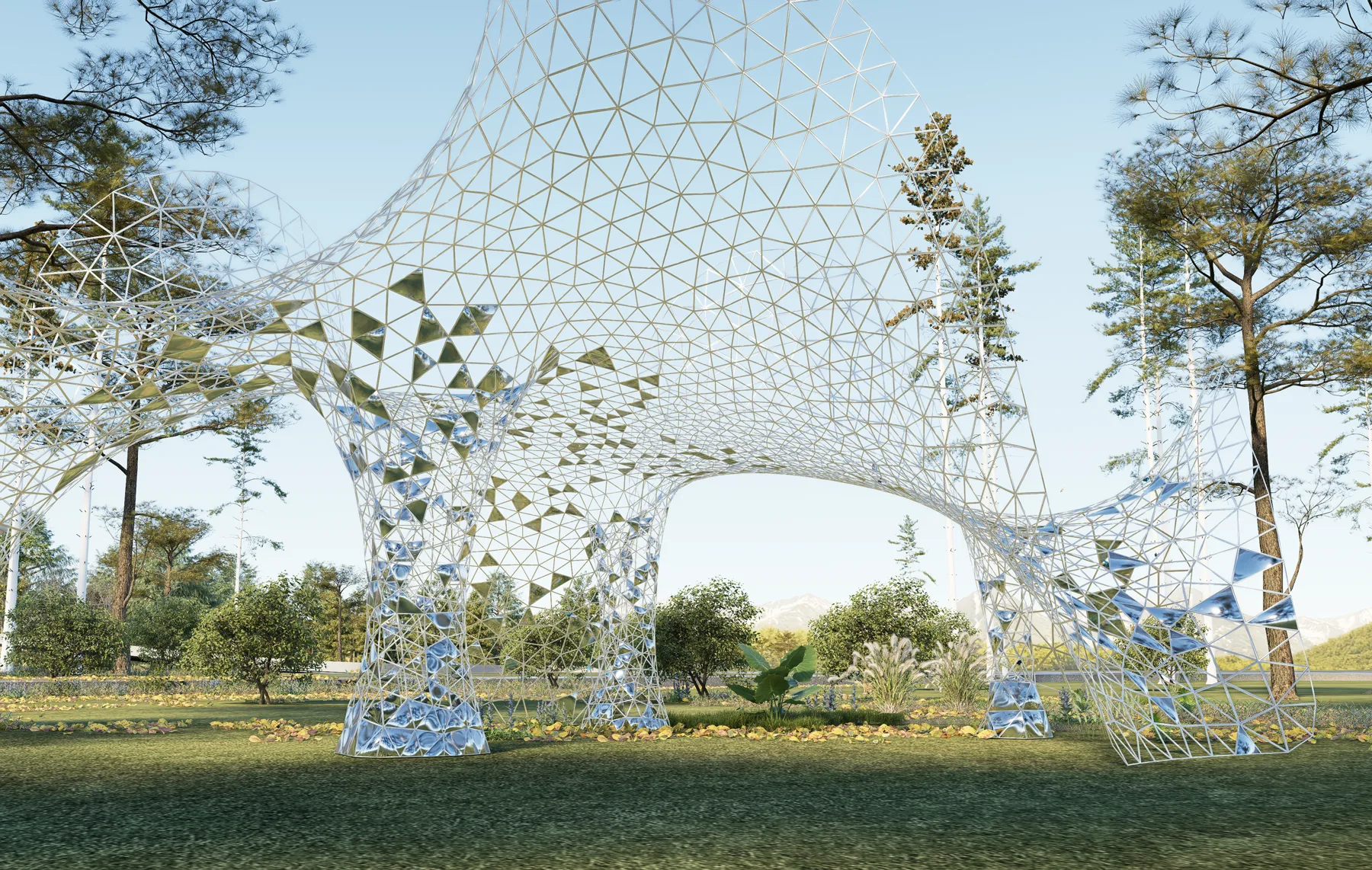 冠序：算法织造项目画面 7 / Crown Sequence: Algorithmic Weaving, project view 7